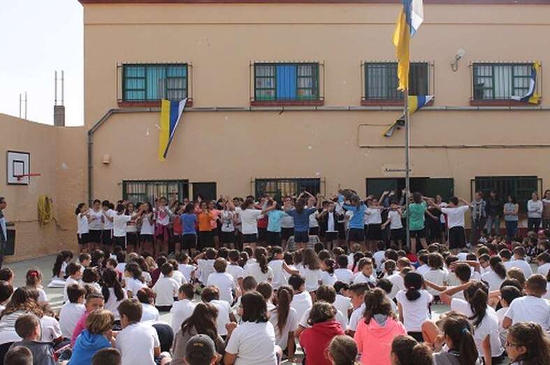 Actividad en un colegio de Telde (Foto TA)